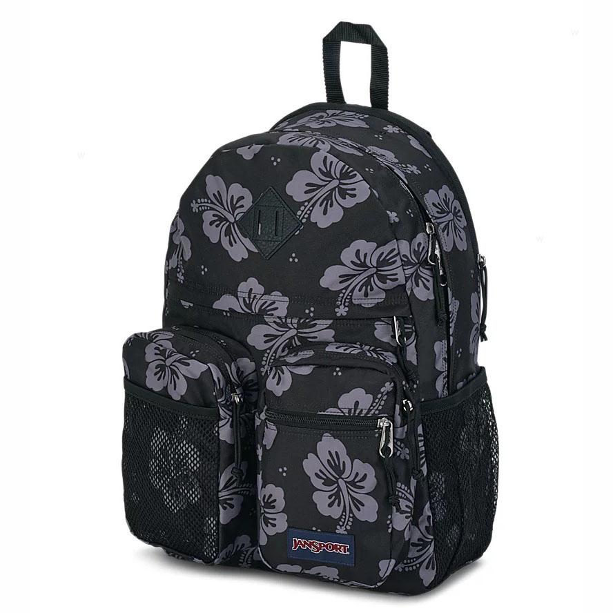 Sac à Dos Scolaire JanSport GRANBY Noir Grise | QUW-53348180